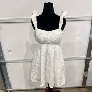 Abercrombie & Fitch White Textured Top